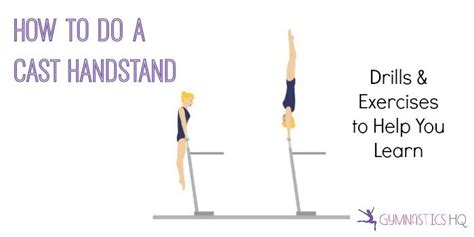 cast handstand|how to do a cast handstand on bars.